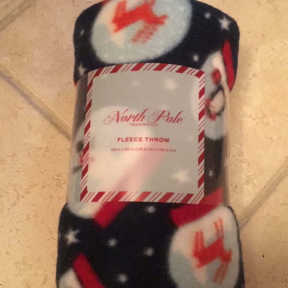 Christmas fleece throw 46x56 inches